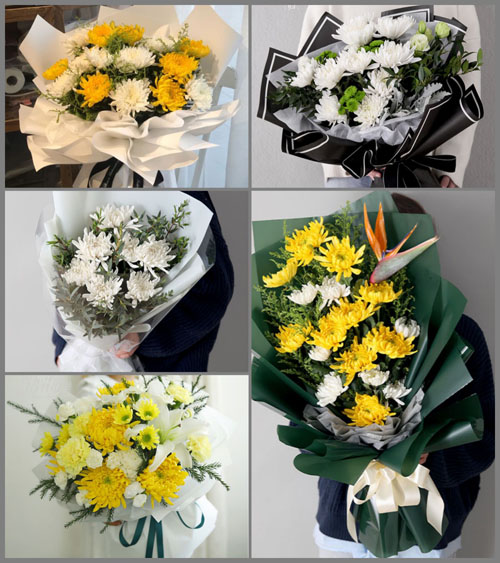 安徽宿州市灵璧县尹集镇程刘村白事花束代送